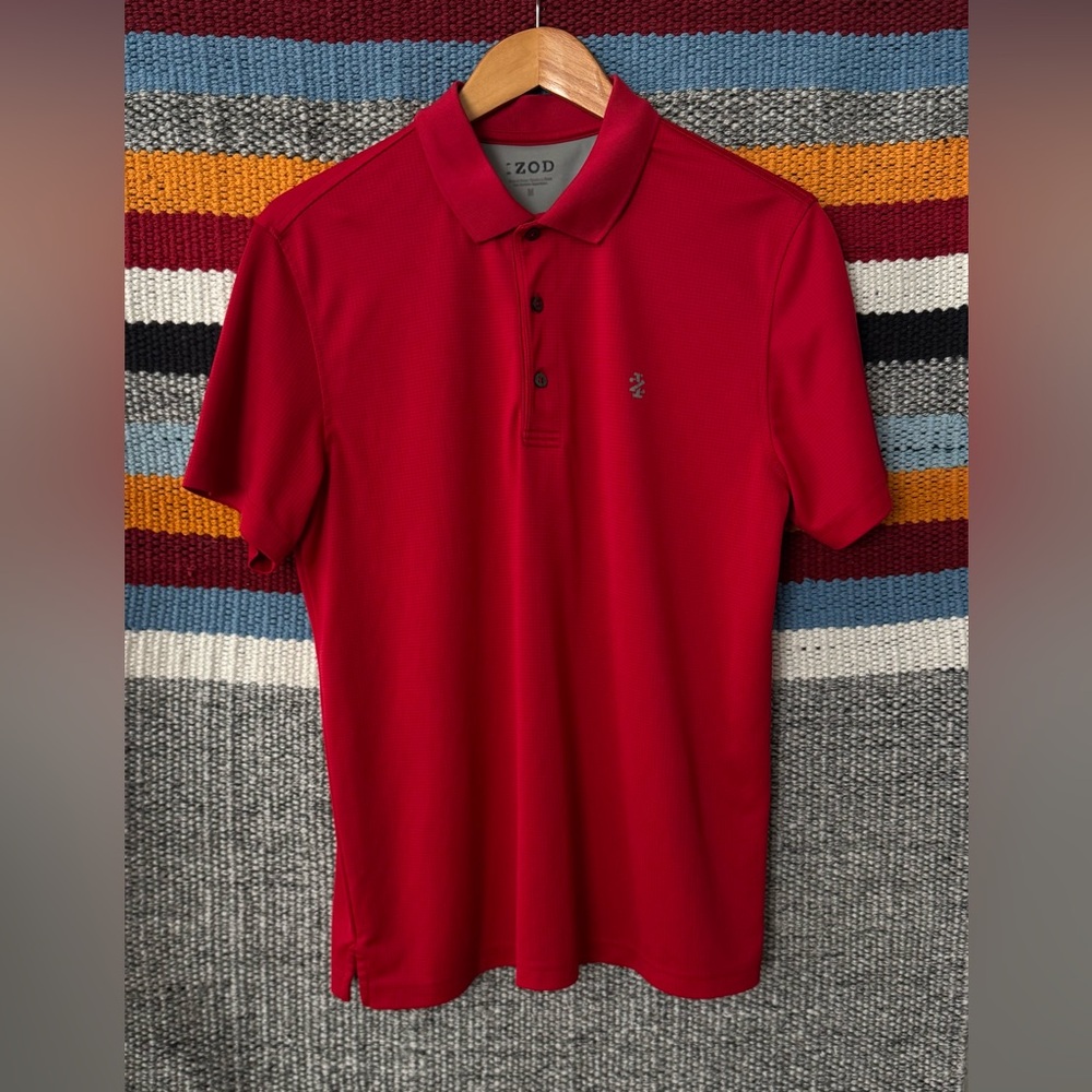 Izod Men's Vibrant Red Polo Shirt